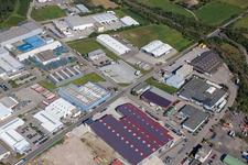Vue aérienne de Zone industrielle et commerciale Industriestraße à Appenweier dans le département Bade-Wurtemberg, Allemagne