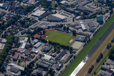 Vue aérienne de ESTV 1846 Jahn Offenburg eV à Offenburg dans le département Bade-Wurtemberg, Allemagne