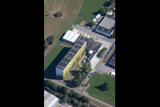 Vue aérienne de Tesa fonctionne à Offenburg dans le département Bade-Wurtemberg, Allemagne