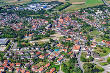 Vue aérienne de Vue de la ville depuis le nord-est à Willstätt dans le département Bade-Wurtemberg, Allemagne