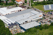 Vue aérienne de IOB à le quartier Minderslachen in Kandel dans le département Rhénanie-Palatinat, Allemagne