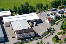 Photographie aérienne de Compagnie maritime NUSS à le quartier Minderslachen in Kandel dans le département Rhénanie-Palatinat, Allemagne