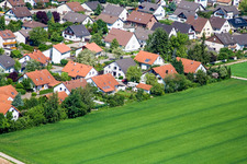 Vue aérienne de Klingbachstr. à Steinweiler dans le département Rhénanie-Palatinat, Allemagne
