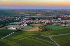 Quartier Ingenheim in Billigheim-Ingenheim dans le département Rhénanie-Palatinat, Allemagne vue d'en haut