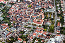 Image drone de Bad Bergzabern dans le département Rhénanie-Palatinat, Allemagne