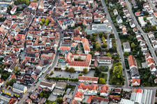 Bad Bergzabern dans le département Rhénanie-Palatinat, Allemagne d'un drone