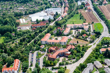 Vue aérienne de Au Kreuzmühle à Landau in der Pfalz dans le département Rhénanie-Palatinat, Allemagne