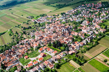 Vue d'oiseau de Quartier Arzheim in Landau in der Pfalz dans le département Rhénanie-Palatinat, Allemagne