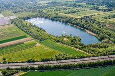 Haßloch dans le département Rhénanie-Palatinat, Allemagne du point de vue du drone