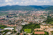 Vue oblique de Neustadt an der Weinstraße dans le département Rhénanie-Palatinat, Allemagne