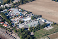 Finger Baustoffwerk GmbH à le quartier Oggersheim in Ludwigshafen am Rhein dans le département Rhénanie-Palatinat, Allemagne d'en haut