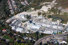 Photographie aérienne de Briqueteries silico-calcaires à le quartier Oggersheim in Ludwigshafen am Rhein dans le département Rhénanie-Palatinat, Allemagne