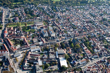 Vue aérienne de Quartier Oggersheim in Ludwigshafen am Rhein dans le département Rhénanie-Palatinat, Allemagne