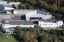 Vue aérienne de Aéroservice Worms à Worms dans le département Rhénanie-Palatinat, Allemagne