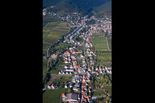 Vue oblique de Quartier Mußbach in Neustadt an der Weinstraße dans le département Rhénanie-Palatinat, Allemagne