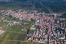 Quartier Mußbach in Neustadt an der Weinstraße dans le département Rhénanie-Palatinat, Allemagne hors des airs