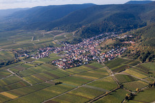 Quartier SaintMartin in Sankt Martin dans le département Rhénanie-Palatinat, Allemagne d'en haut