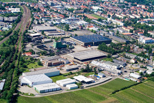Vue aérienne de Zone commerciale N à Landau in der Pfalz dans le département Rhénanie-Palatinat, Allemagne