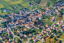 Photographie aérienne de Vue de la ville depuis le nord à Birkweiler dans le département Rhénanie-Palatinat, Allemagne