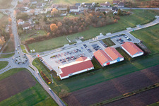 Vue d'oiseau de Quartier Neulauterburg in Berg dans le département Rhénanie-Palatinat, Allemagne