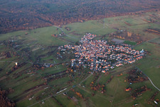 Quartier Büchelberg in Wörth am Rhein dans le département Rhénanie-Palatinat, Allemagne vue du ciel