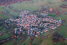 Enregistrement par drone de Quartier Büchelberg in Wörth am Rhein dans le département Rhénanie-Palatinat, Allemagne