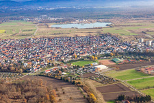 Quartier Forchheim in Rheinstetten dans le département Bade-Wurtemberg, Allemagne hors des airs