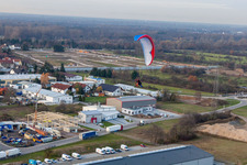 Vue aérienne de Gewerbestr à Bietigheim dans le département Bade-Wurtemberg, Allemagne