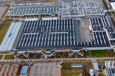 Photographie aérienne de Daimler AG à Rastatt dans le département Bade-Wurtemberg, Allemagne