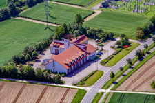 Vue aérienne de Pompiers à Kandel dans le département Rhénanie-Palatinat, Allemagne