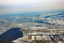 Vue aérienne de Aéroport à Hockenheim dans le département Bade-Wurtemberg, Allemagne