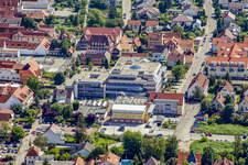 Vue aérienne de Hôtel de ville municipal Kandel à Kandel dans le département Rhénanie-Palatinat, Allemagne
