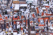 Rue Haupt à Kandel dans le département Rhénanie-Palatinat, Allemagne d'en haut