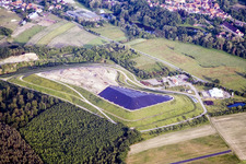 Vue aérienne de Site de la décharge entassée dans le district de Germersheim (Palatinat) à Berg dans le département Rhénanie-Palatinat, Allemagne