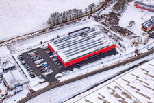 Vue oblique de Univers de remise en forme de Bienwald à le quartier Minderslachen in Kandel dans le département Rhénanie-Palatinat, Allemagne