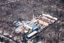 Photographie aérienne de Manufacture nationale de majolique à le quartier Innenstadt-West in Karlsruhe dans le département Bade-Wurtemberg, Allemagne