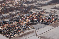 Vue oblique de Quartier Mühlhofen in Billigheim-Ingenheim dans le département Rhénanie-Palatinat, Allemagne
