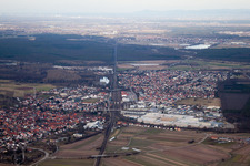 Vue d'oiseau de Quartier Graben in Graben-Neudorf dans le département Bade-Wurtemberg, Allemagne
