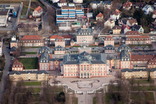 Vue aérienne de Verrouillage à Bruchsal dans le département Bade-Wurtemberg, Allemagne