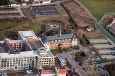 Vue aérienne de Clinique Prince Stirum à Bruchsal dans le département Bade-Wurtemberg, Allemagne