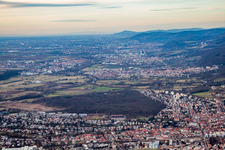 Vue aérienne de Wiesloch dans le département Bade-Wurtemberg, Allemagne