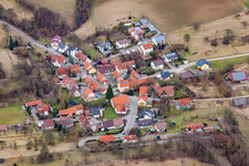 Vue aérienne de Quartier Maisbach in Nußloch dans le département Bade-Wurtemberg, Allemagne