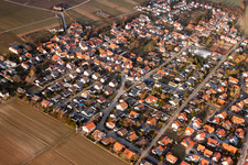 Bornheim dans le département Rhénanie-Palatinat, Allemagne hors des airs