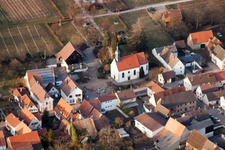 Bornheim dans le département Rhénanie-Palatinat, Allemagne vue d'en haut