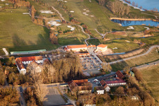 Vue aérienne de Club de golf Landgut Dreihof à le quartier Dreihof in Essingen dans le département Rhénanie-Palatinat, Allemagne