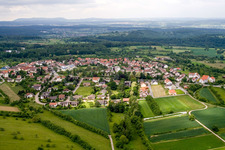 Vue aérienne de De l'est à Birkenfeld dans le département Bade-Wurtemberg, Allemagne