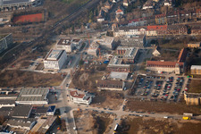 Projet EASTSITE de BAU Bauträgergesellschaft mbH à le quartier Neuostheim in Mannheim dans le département Bade-Wurtemberg, Allemagne d'en haut
