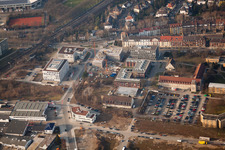 Projet EASTSITE de BAU Bauträgergesellschaft mbH à le quartier Neuostheim in Mannheim dans le département Bade-Wurtemberg, Allemagne hors des airs