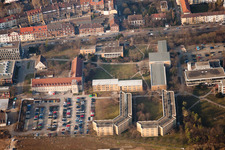 Projet EASTSITE de BAU Bauträgergesellschaft mbH à le quartier Neuostheim in Mannheim dans le département Bade-Wurtemberg, Allemagne vue d'en haut