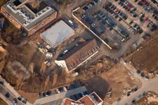 Vue aérienne de Projet EASTSITE de BAU Bauträgergesellschaft mbH à le quartier Neuostheim in Mannheim dans le département Bade-Wurtemberg, Allemagne